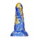 Silikon-Dildo CYRIX Blau und Gold 20 x 6 cm