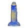 Silikon-Dildo GENTAX Blau und Gold 20 x 5 cm