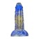 Silikon-Dildo GENTAX Blau und Gold 20 x 5 cm