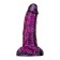 Silikon-Dildo GENTAX Fuchsia und Schwarz 20 x 5 cm