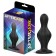 Progressiver Silikon-Analplug NOCTE 12 x 4,5 cm Schwarz