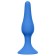 Analplug aus Silikon SLIM 10,5 x 2,5 cm Blau