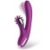 Silikon-Häschen-Vibrator mit oszillierender Spitze, rotierendem Klitorislecker NO. TWO 24 x 3,5 cm Lila Wiederaufladbar