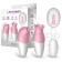 3-in-1 Stimulator mit vibrierenden Borsten, klitoralem Lecker und vibrierendem Ei ORCHEST 3-in-1 Pink wiederaufladbar