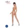 Offener Sexy Bodystocking in Weiß - Einheitsgröße BS091