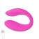 Silikon-Vibrator für Paare mit kabelloser Fernbedienung ROOMIE Fuchsia Wiederaufladbar
