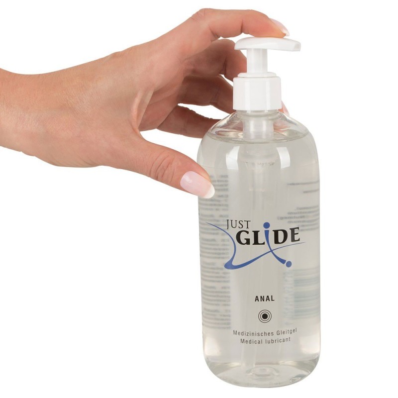Water-based Anal Lubricant with Dispenser Just Glide 500 ml