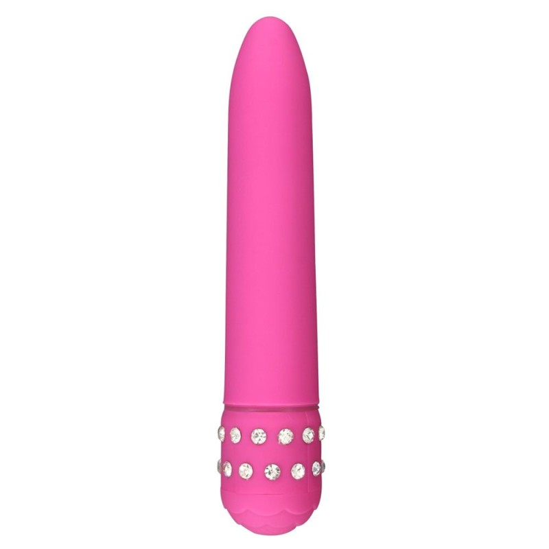 Classic Vibrator DIAMOND SUPERBE 15.5 x 2.5 cm Pink