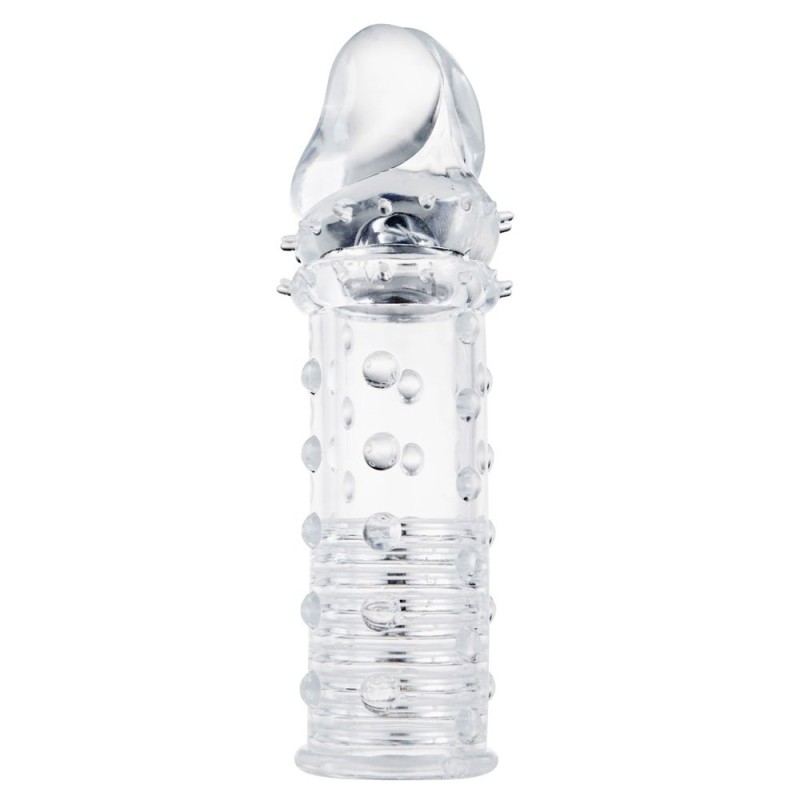 Penis Sheath Penis Extender Stimulating POWER STUD Transparent