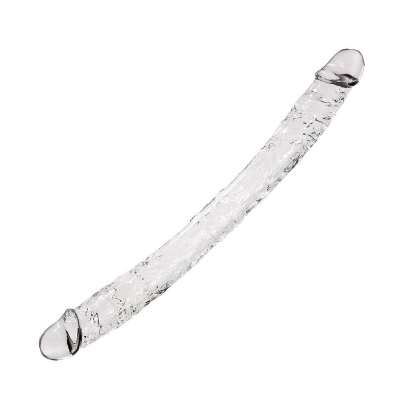 Realistic Double Dildo SUPREME 38.5 x 3.9 cm Transparent