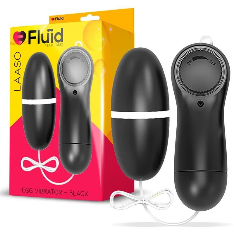 Vibrating Egg with Remote Control LAASO 5.8 x 2.6 cm Black