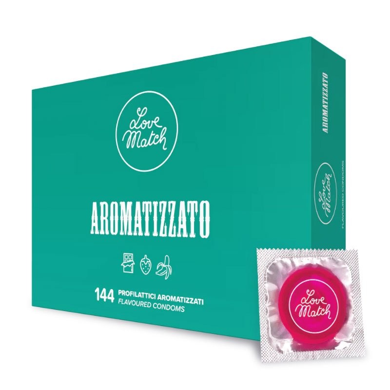 Flavored Condoms Love Match x 144