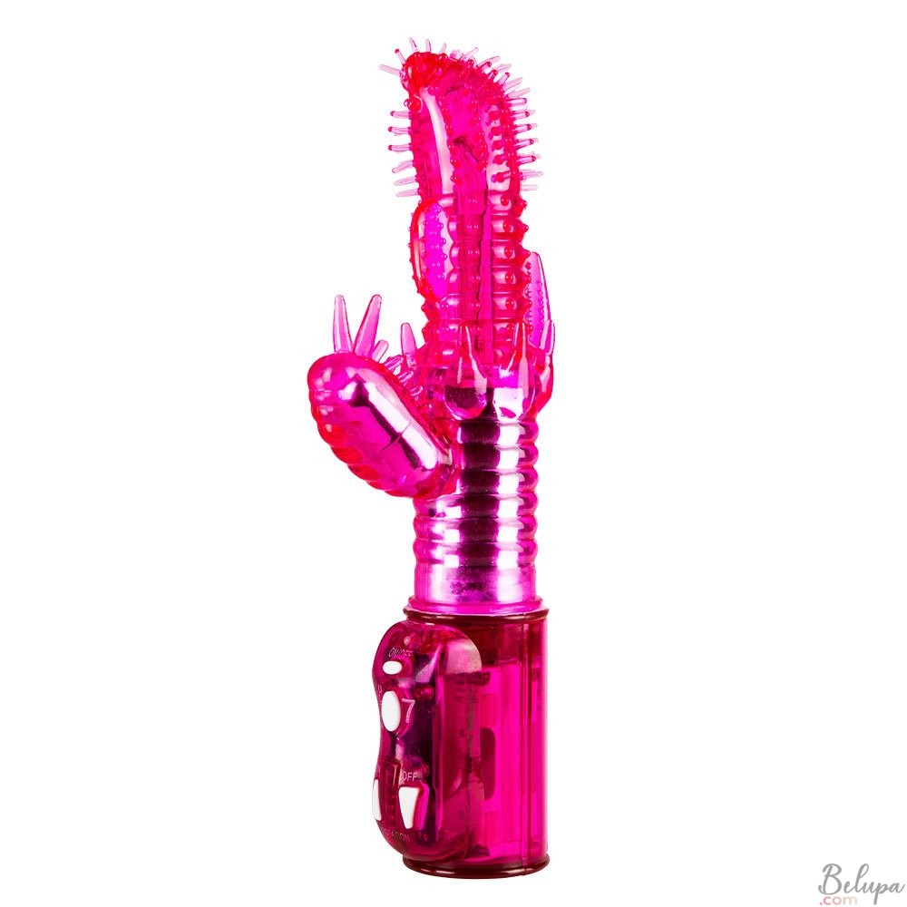 Rabbit Vibrator COSMIC FOLLIES 24.1 x 3.5 cm Pink
