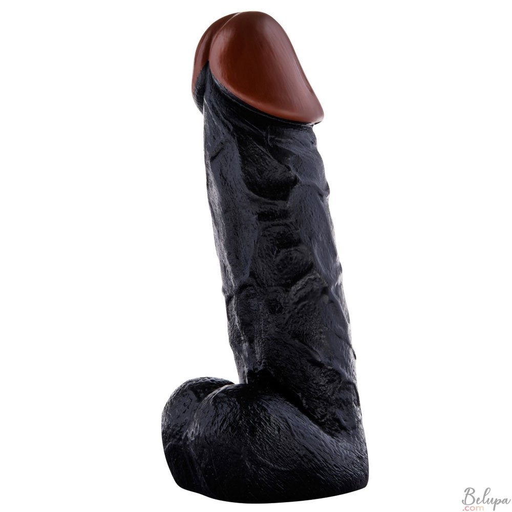 Realistic Dildo PRINCE OF NAMIBIA 20 x 5.5 cm Dark Skin