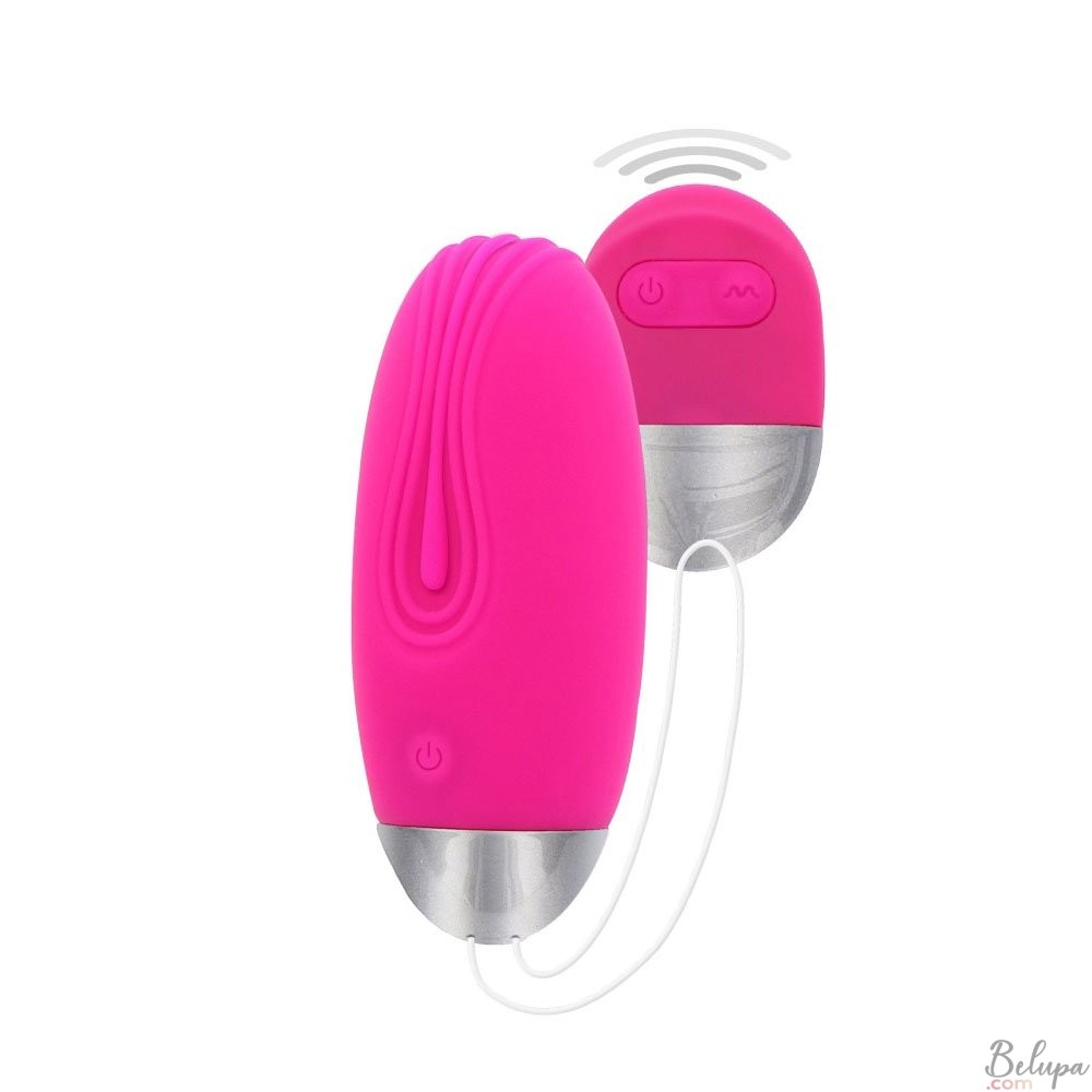 Vibrating Egg in Silicone with Wireless Remote FUNKY REMOTE 7.9 x 3.4 cm Fuchsia Rechargeable