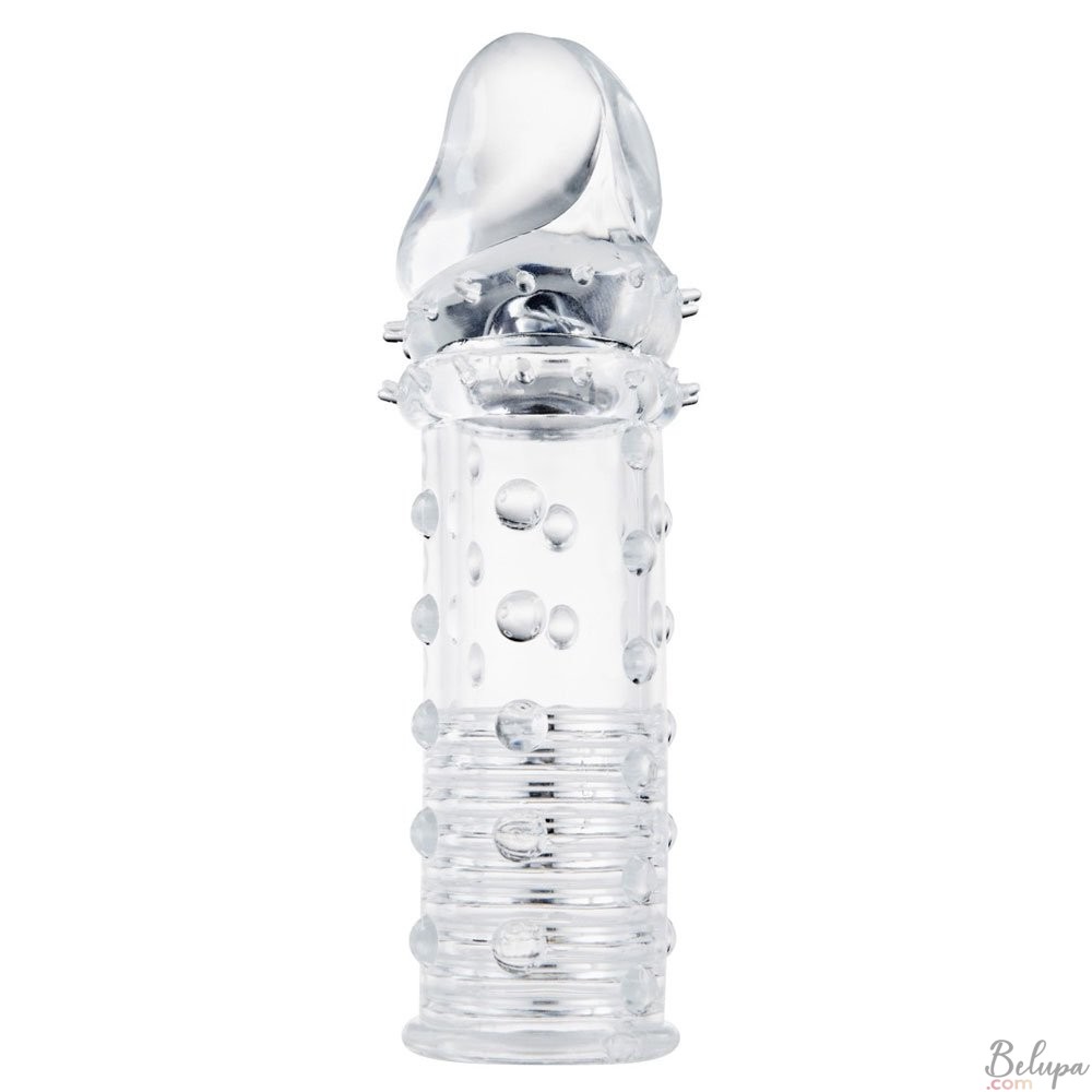Penis Sheath Penis Extender Stimulating POWER STUD Transparent