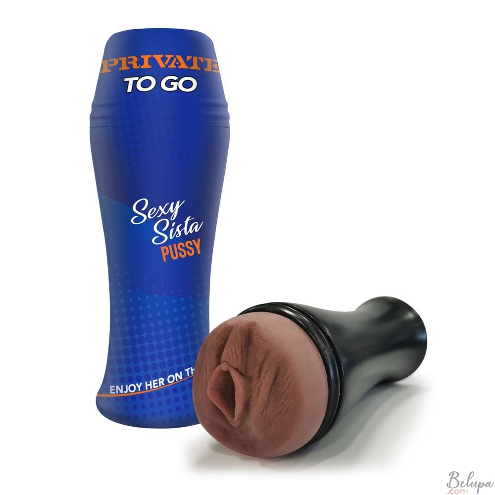 Masturbator in the shape of a vagina SEXY SISTA in Real Skin Dark Skin