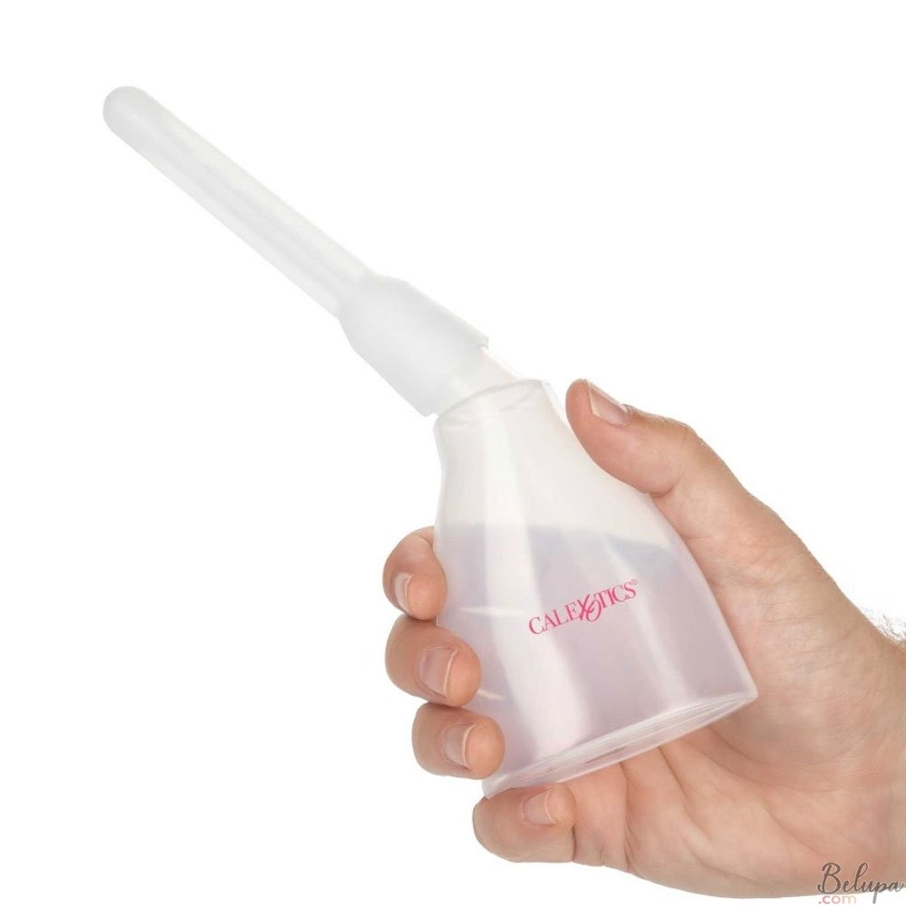 CalExotics ULTIMATE Anal Douche with Replacement Nozzle Transparent