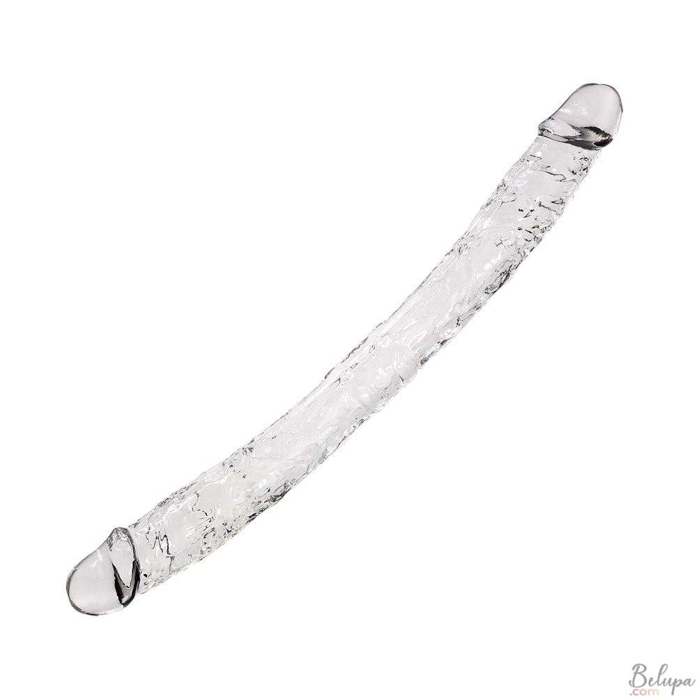 Realistic Double Dildo SUPREME 38.5 x 3.9 cm Transparent