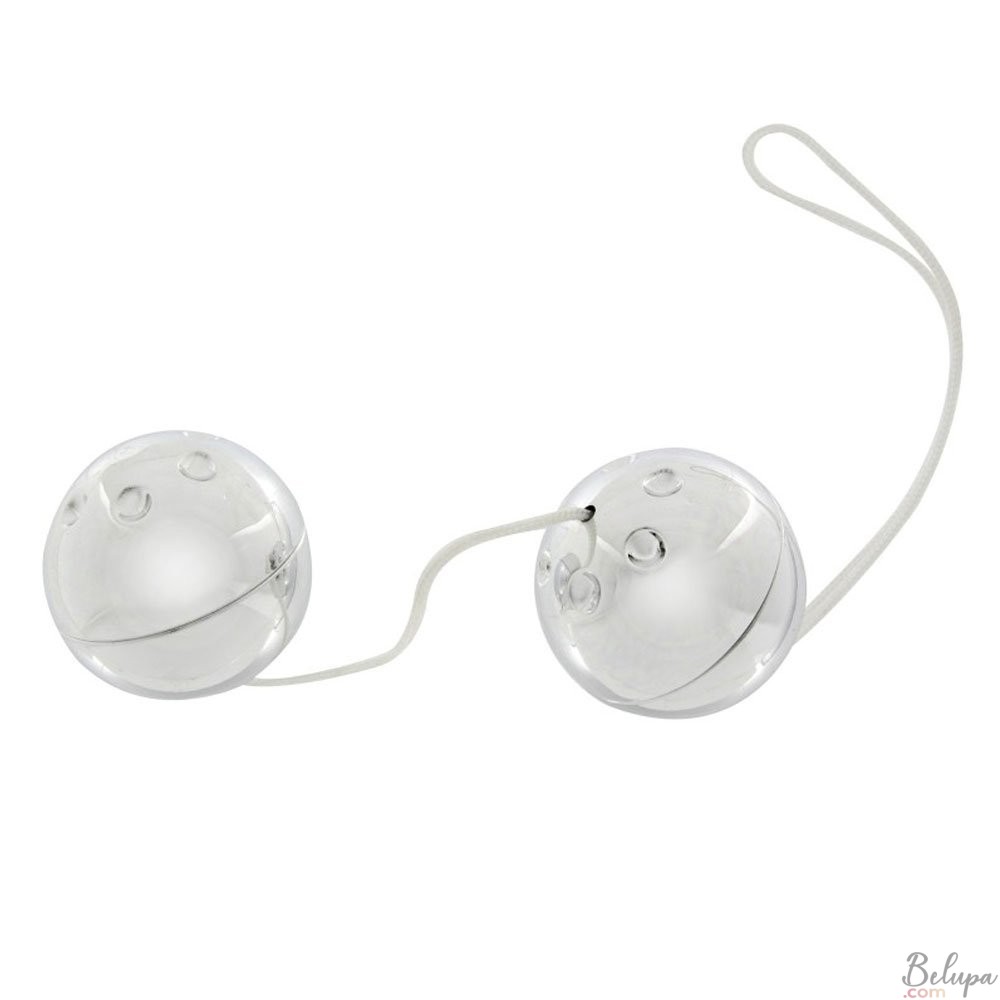 Double Vaginal Balls METAL BALLS 23 x 3.4 cm Silver