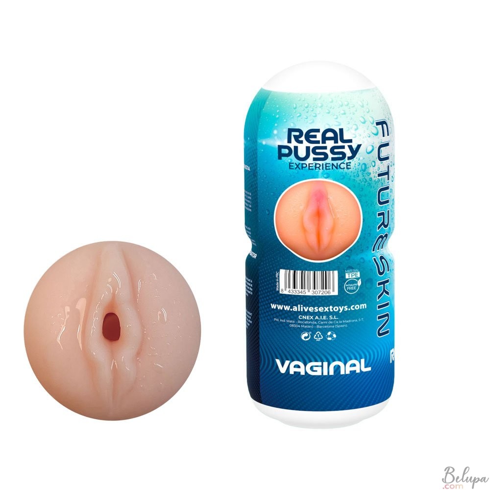 Masturbator in Vagina Shape made of Future Skin Alive Light Skin