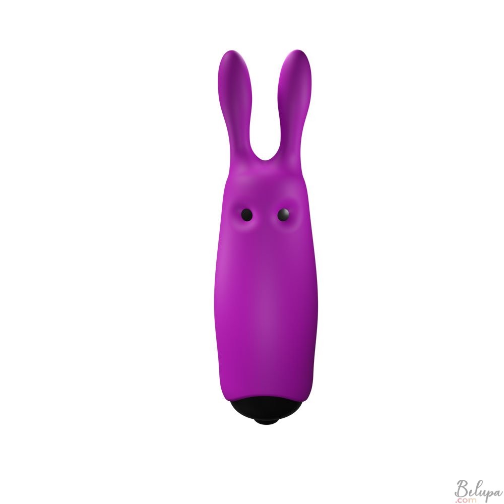 Mini Silicone Bullet Vibrator POCKET RABBIT 8.5 x 2.3 cm Purple