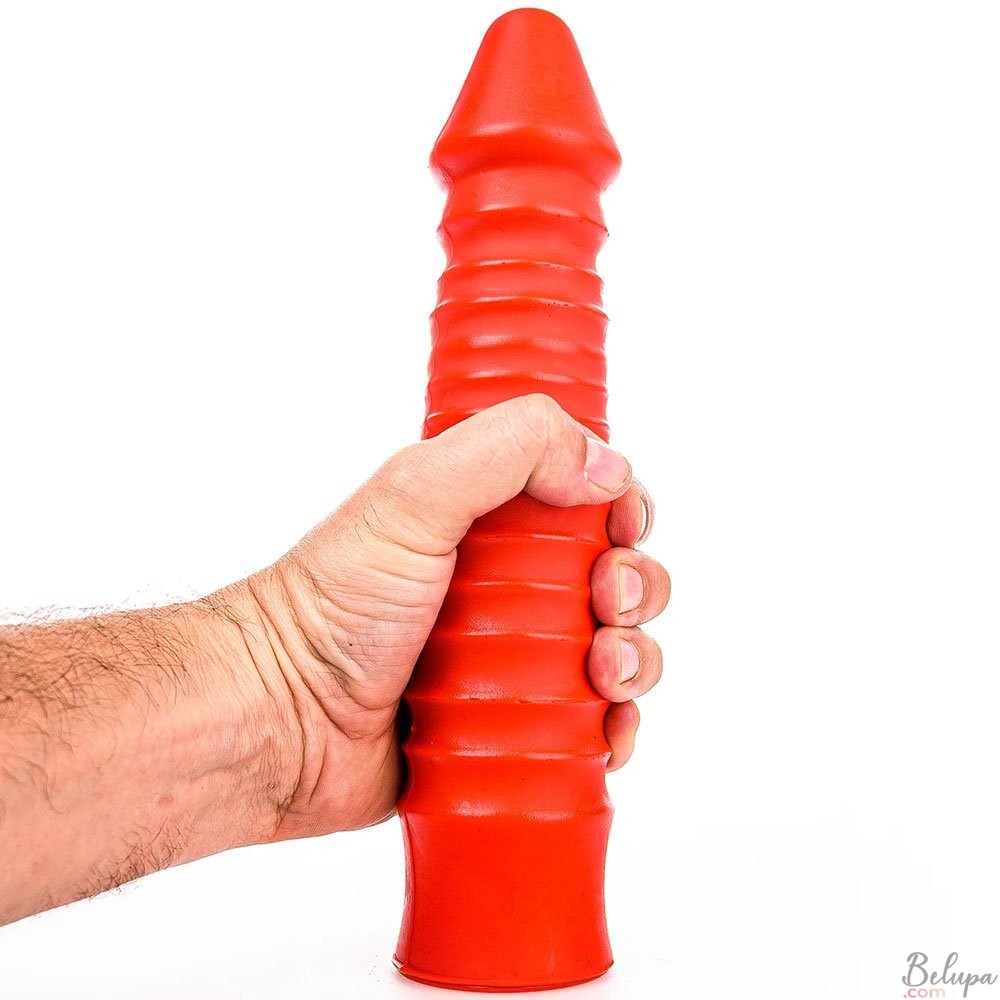 Anal Dildo with Ridges DINGUS All Red 26 x 5.5 cm Red