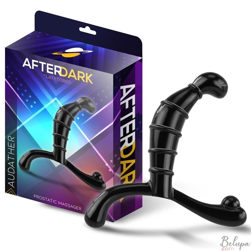 Prostate Massager Silicone AUDATHER 11.3 x 2.5 cm Black