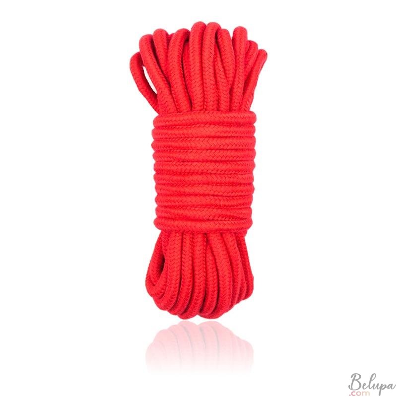 Bondage and Shibari Rope LateToBed 10m Red