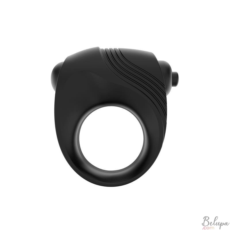 Vibrating Cockring in Black Silicone ROMERI