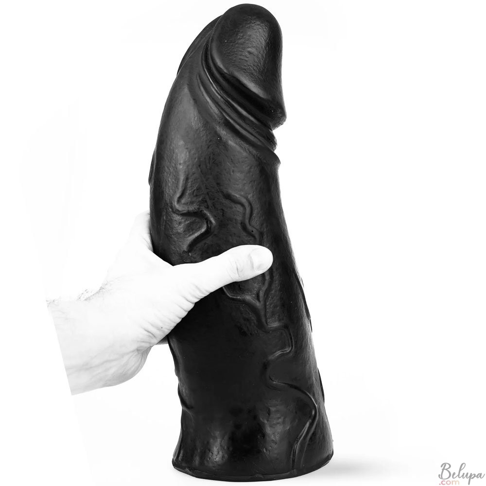 Realistic Giant Dildo ODIN Dark Crystal 38.5 x 12 cm Black