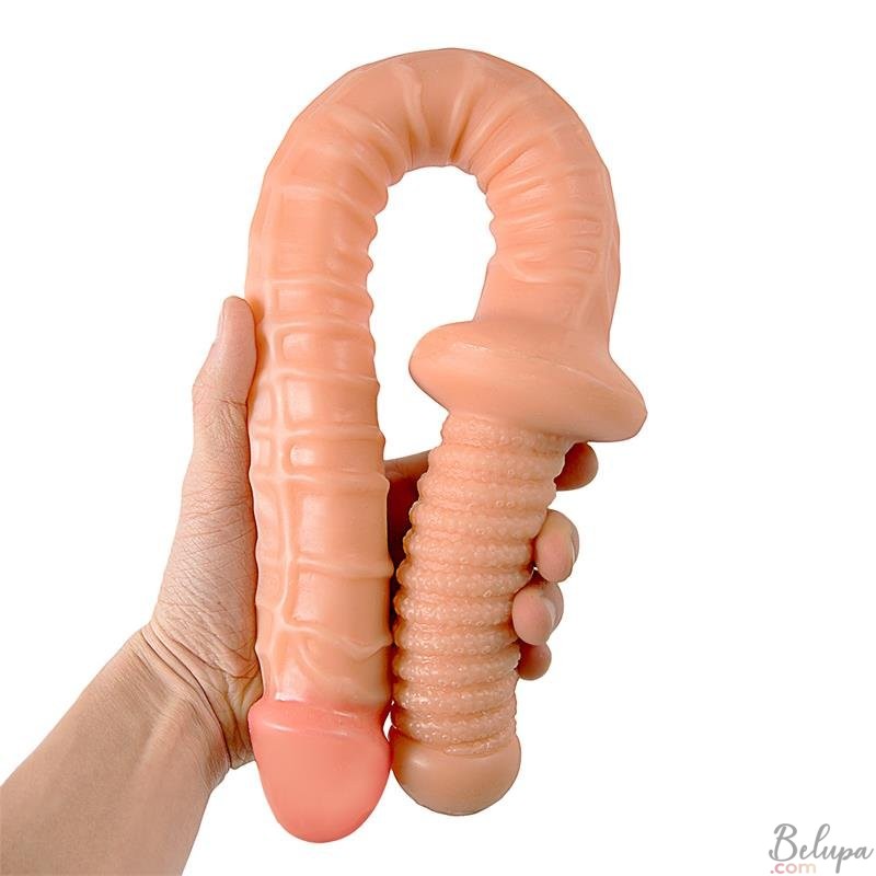 Realistic Double Dildo BLADE 47 x 3.5 cm Light Skin