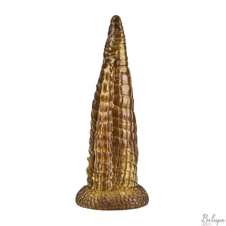 Dinosaur Dildo DICKNOSAUR 22 x 5.5 cm Gold