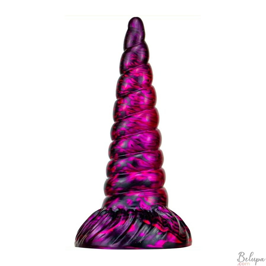 Silicone Dildo UNIX Fuchsia and Black 21 x 5.3 cm