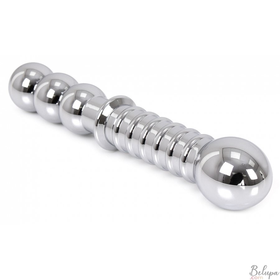 Steel Double Dildo KIOTOS 19 x 3.5 cm