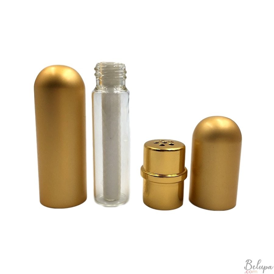 Aluminum Gold Popper Inhaler