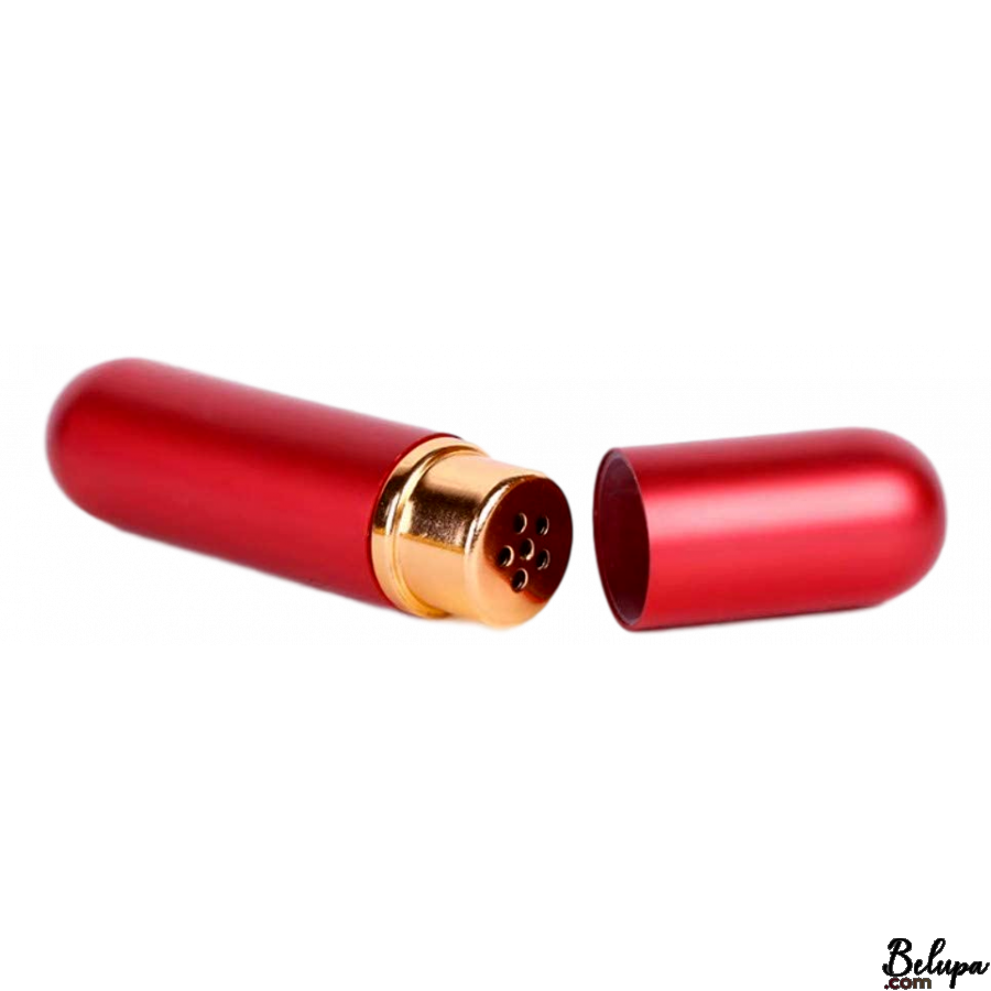 Aluminum Red Popper Inhaler