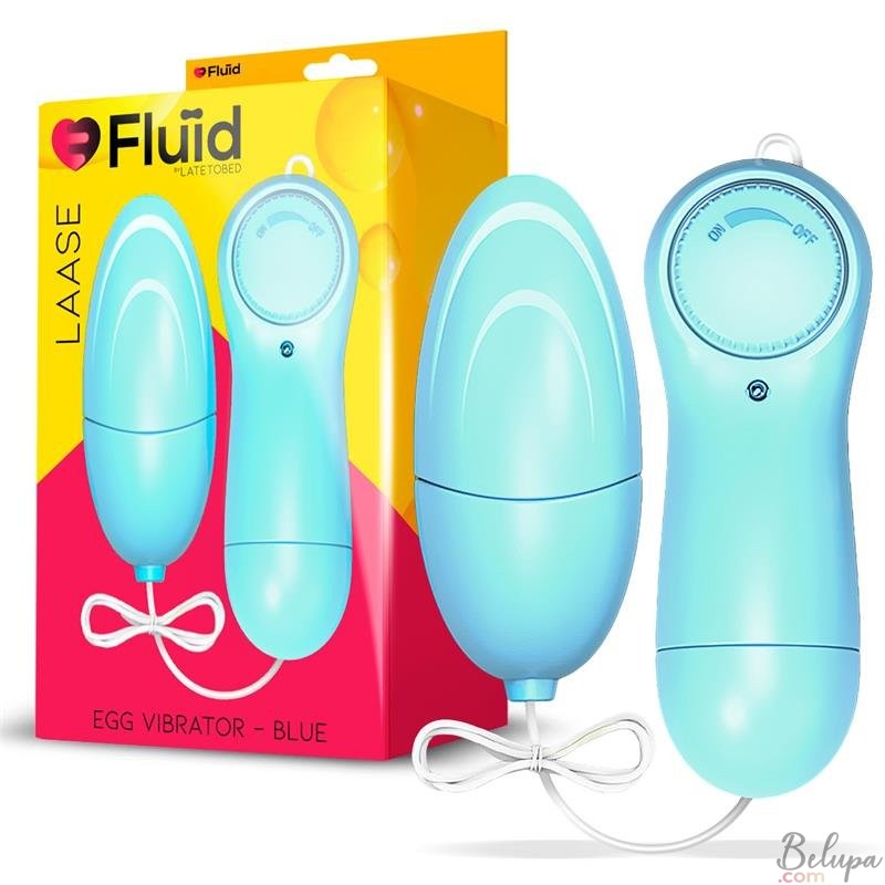 Vibrating Egg with Remote Control LAASE 5.8 x 2.5 cm Blue