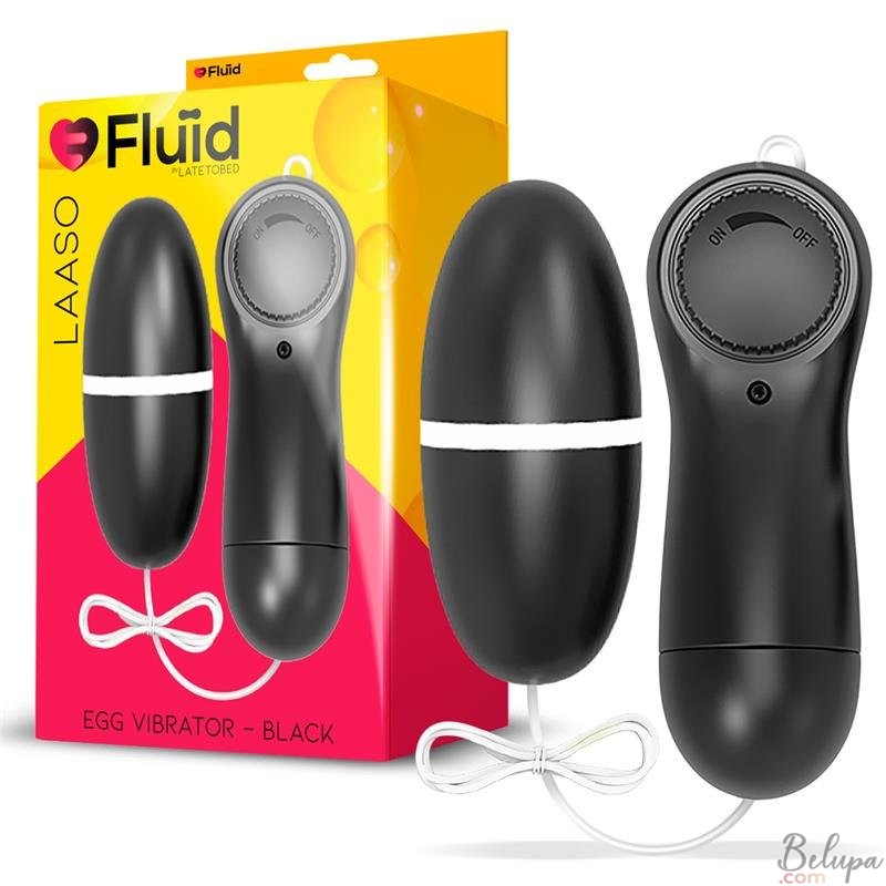 Vibrating Egg with Remote Control LAASO 5.8 x 2.6 cm Black