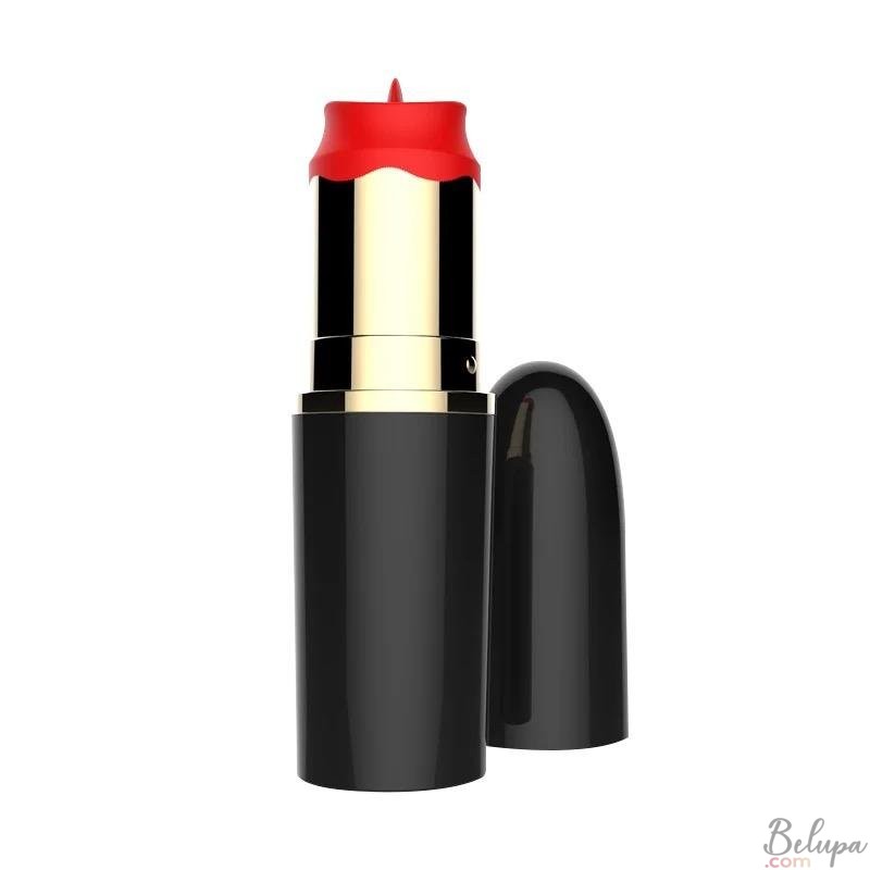 Vibrating Mini Clitoral Licker Lipstick A-Gusto 9.4 x 2.3 cm Red Rechargeable
