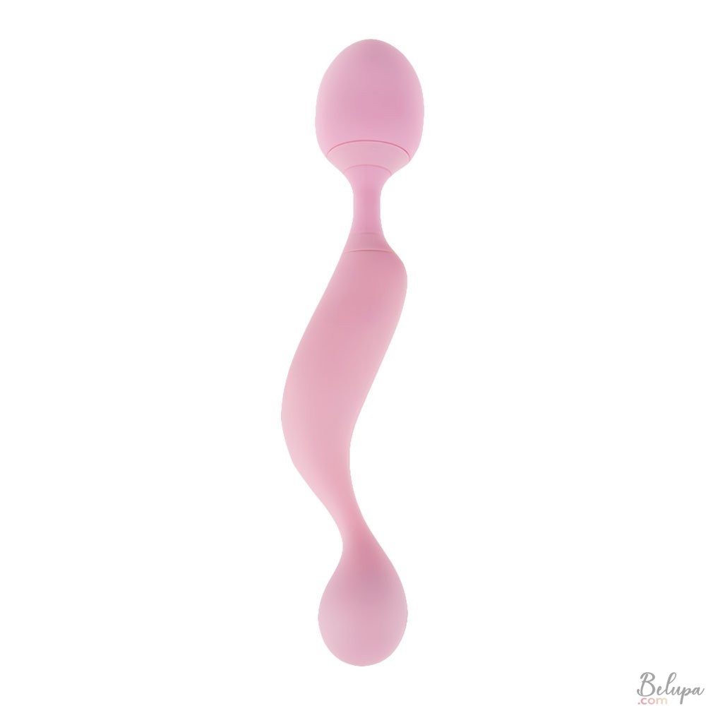 Magic Wand Silicone Massager UNIVERSAL MASSAGER 21 x 3.7 cm Pink Rechargeable