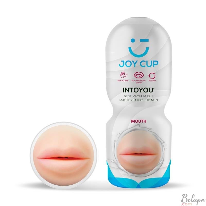 Masturbator in the shape of a mouth Joy Cup MOUTH Light Skin