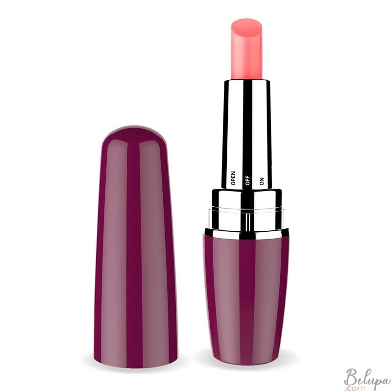 Vibrant Lipstick Mini Vibrator VIBLIPS 9.5 x 2.6 cm Purple
