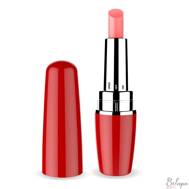 Vibrant Lipstick Mini Vibrator VIBLIPS 9.5 x 2.6 cm Red