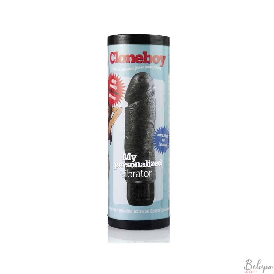 Mold to Create Personal Silicone Vibrator in Black Cloneboy