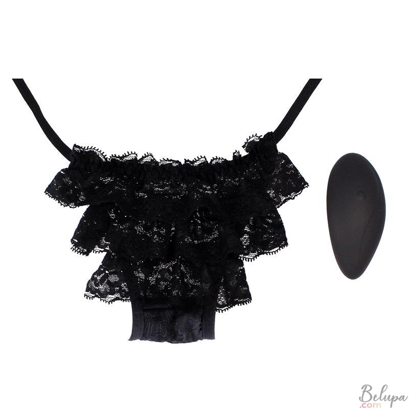 Vibrating Panties with Wireless Remote Control BLISS Black