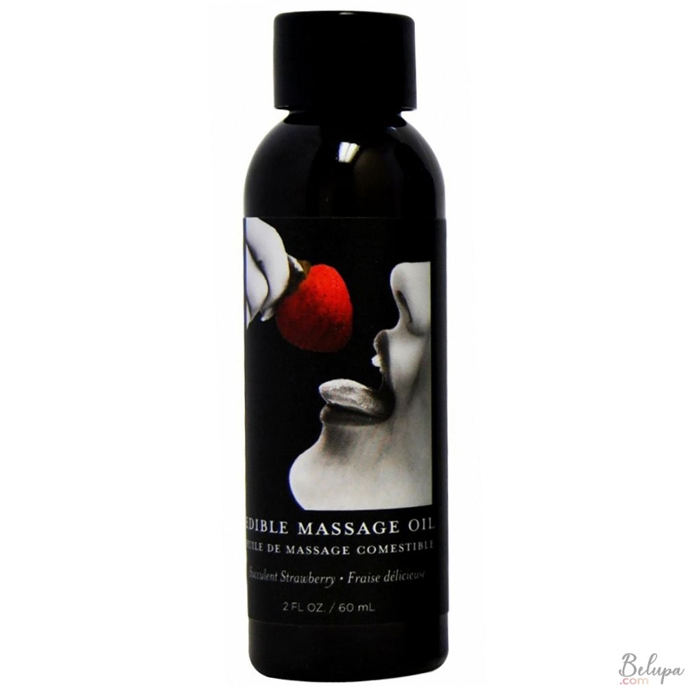 Edible Massage oil Strawberry flavor Earthly Body 60ml