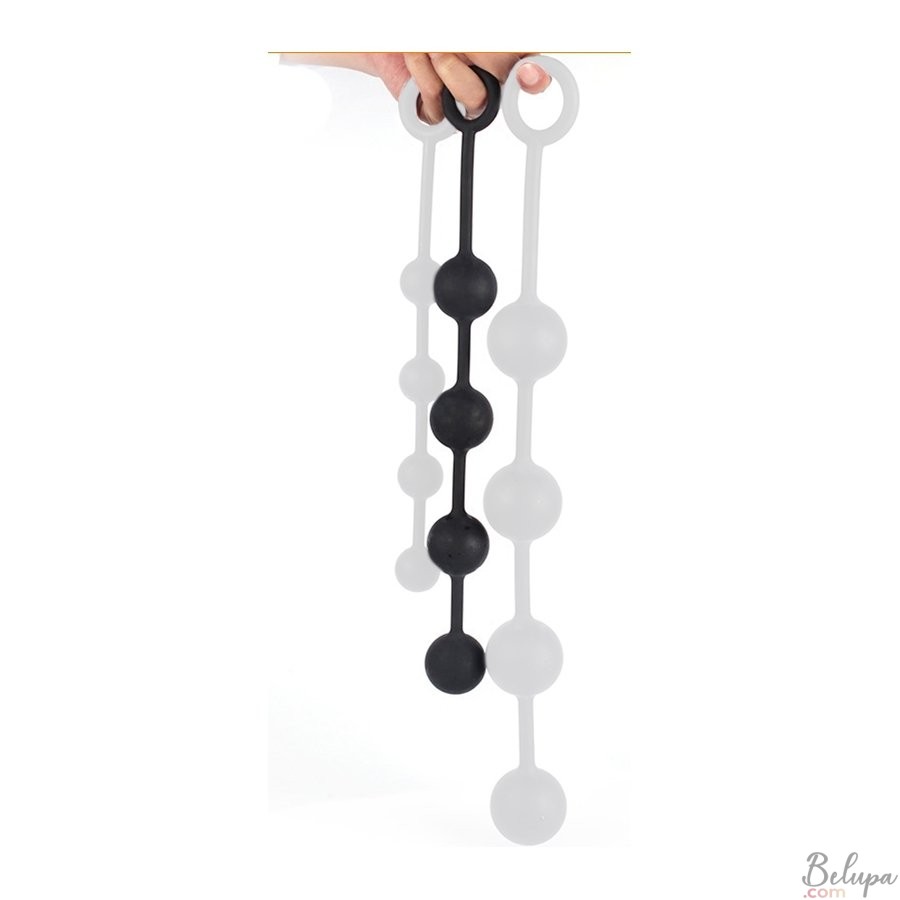 Anal Chain with Silicone Beads QUARTY M 35 x 4 cm