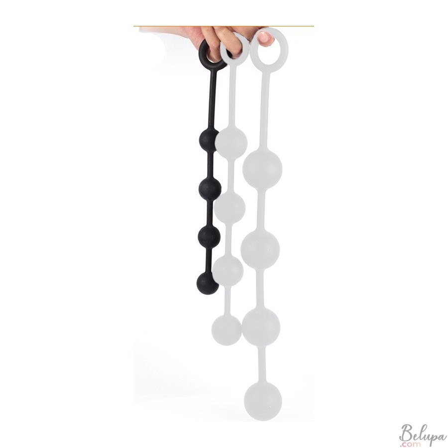 Anal Chain with Silicone Beads QUARTY S 30 x 3 cm