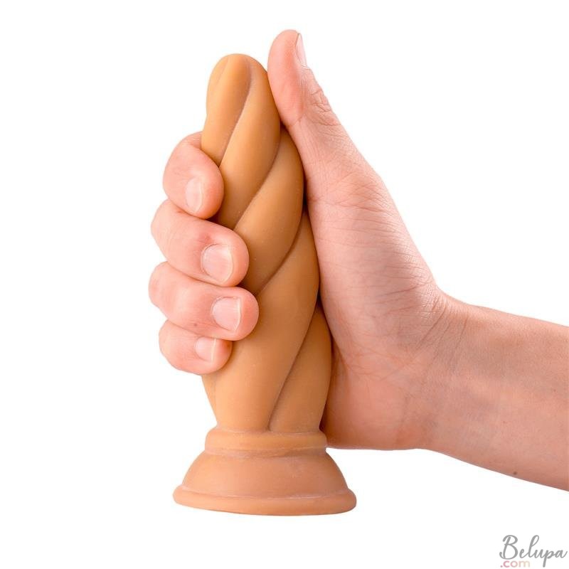 Spiral Anal Plug FELIX 15 x 4 cm Light Skin
